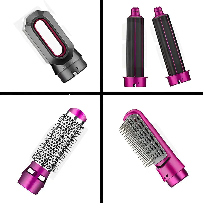 5-in-1 Automatic Hot Air Comb for Curling & Straightening