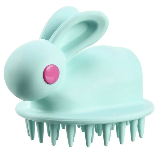 Soft Rubber Shampoo Brush for Kids' Scalp Massage